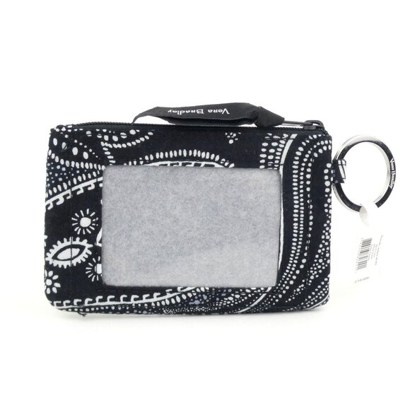Vera Bradley Stellar Paisley Cotton Zip Id Case NWT - Picture 2 of 2
